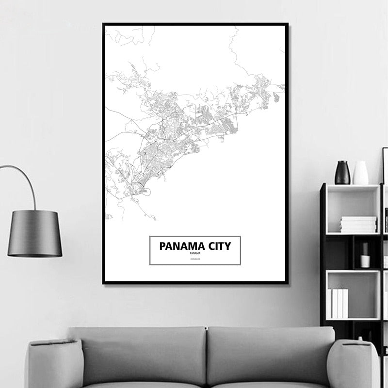 Panama City, Panama Map City